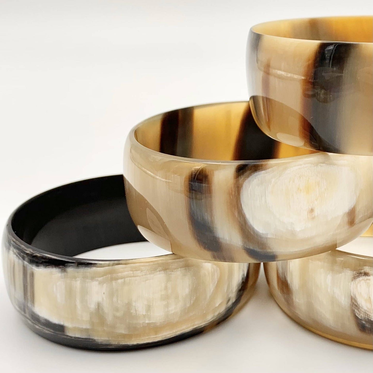 Maadili Collective: Horn Bangle - Wide