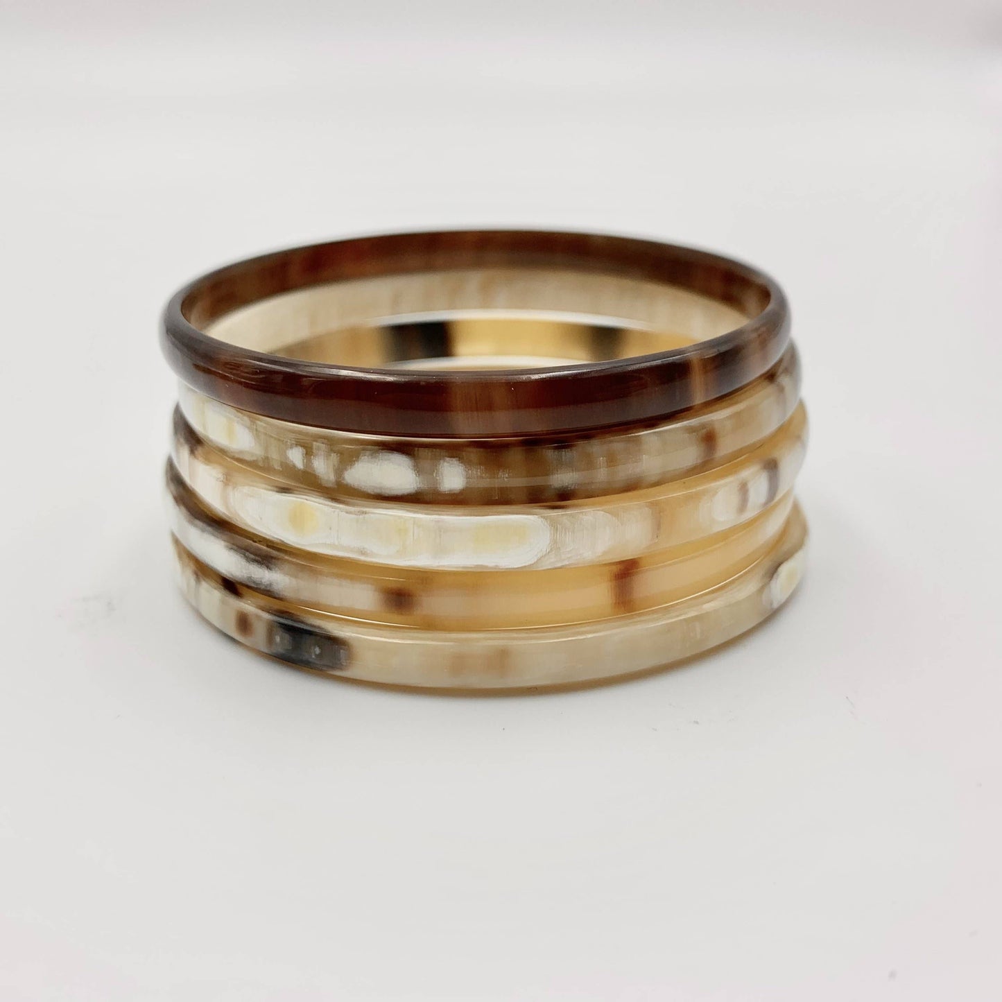 Maadili Collective: Horn Bangle - Thin