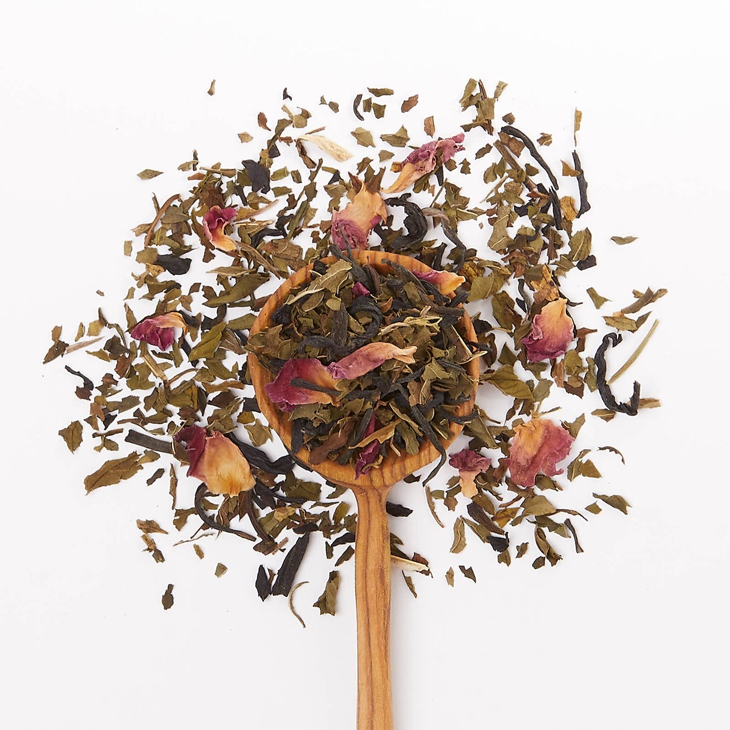 JusTea: Purple Mint Tin with Spoon - Organic, Fair-Trade, Purple Tea
