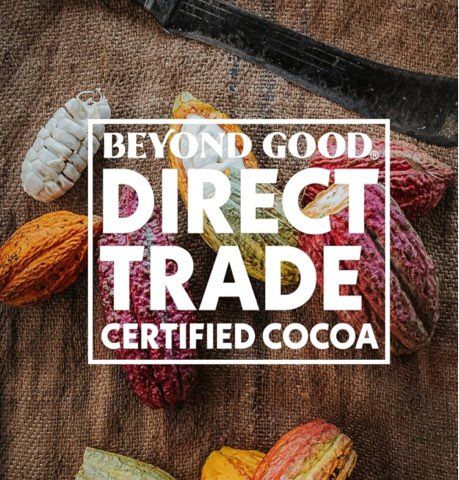 Beyond Good 85% Cocoa Chocolate Bar-Sea Salt- Grown In Uganda-2.64oz