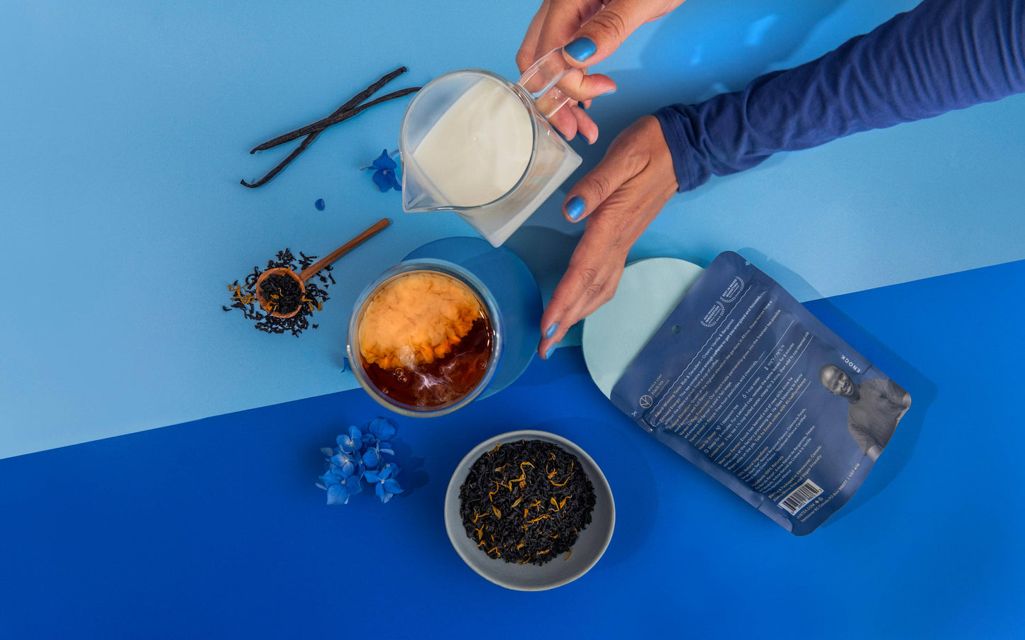 JusTea: Cream Earl Grey Stand-up Pouch - Fair-Trade, Black Tea
