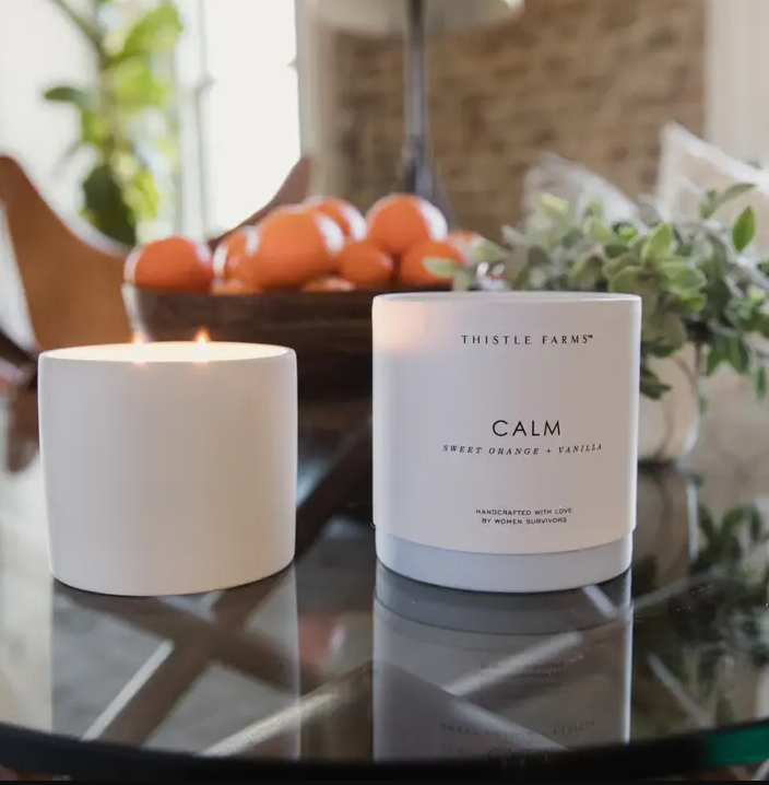 Thistle Farms: Calm Healing Candle | Essential Oil Soy Wax