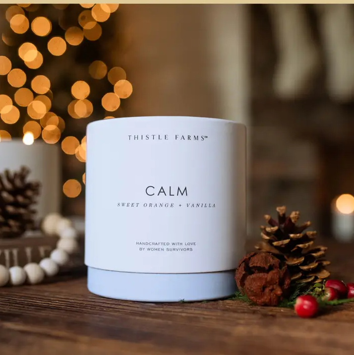 Thistle Farms: Calm Healing Candle | Essential Oil Soy Wax