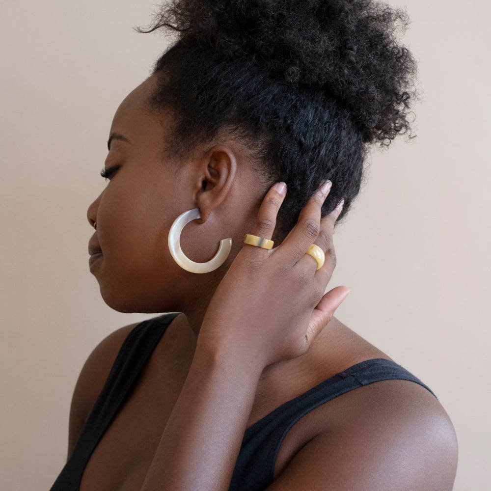Maadili Collective: Okwekazza Hoop Earrings