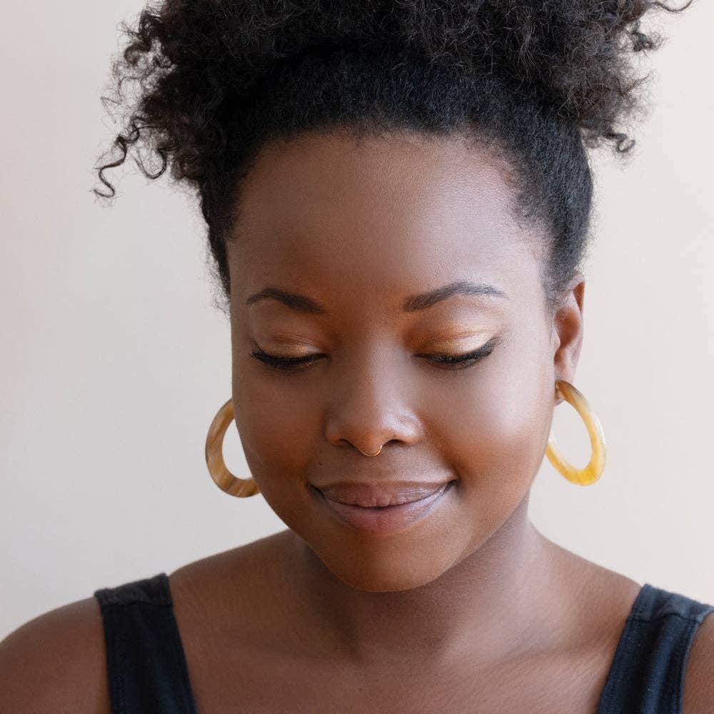 Maadili Collective: Okwekazza Hoop Earrings