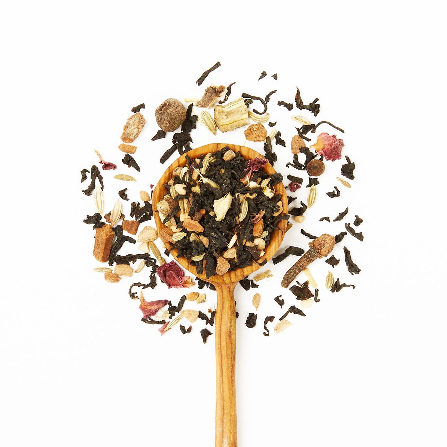 JusTea: African Chai Tin & Spoon - Organic, Fair-Trade, Black Tea