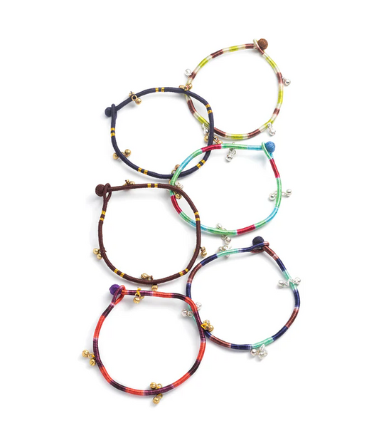 Matr Boomie Fair Trade: Cotton Chum Chums Anklets - Assorted (Set of 6)