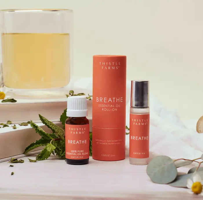 Thistle Farms: Breathe Essential Oil Roll On | Eucalyptus Peppermint