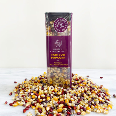 Women's Bean Project: Rainbow Popcorn with Salt and Pepper